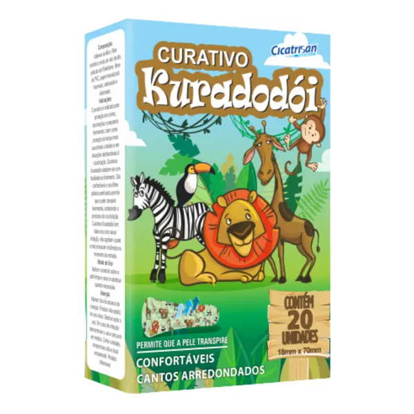 curativo-infantil-kuradodoi-caixa-com-20-unidades