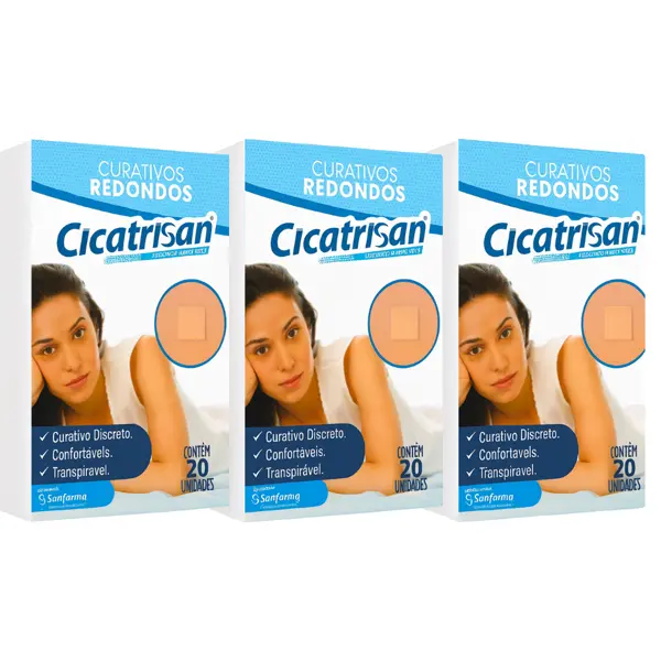 3-caixas-de-curativo-redondo-cicatrisan-caixa-com-20-unidades