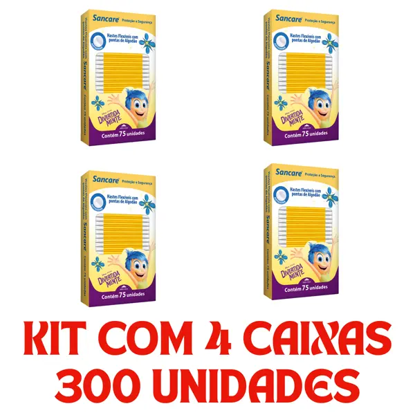 4-unidades-de-hastes-flexiveis-infantil-disney-alegria-divertidamente-caixa-com-75-unidades